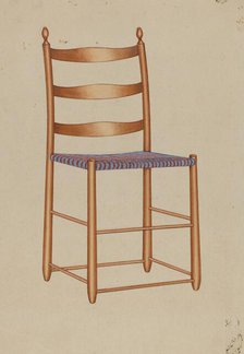 Shaker Chair, 1935/1942. Creator: Unknown.