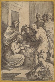 The Nativity, 16th century. Creator: Parmigianino.