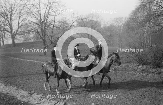 Riding - Central Park, between c1910 and c1915. Creator: Bain News Service.