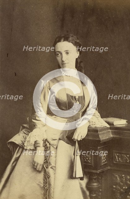 Portrait of Grand Duchess Olga Feodorovna of Russia (1839-1891), 1874.