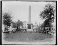Greene's Monument, Johnson Square, Savannah, Ga., c1900. Creator: Unknown.