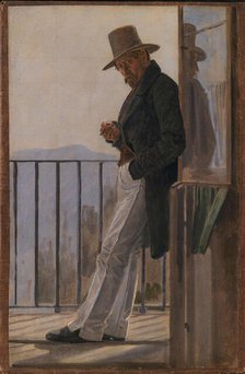 The Painter Ditlev Blunck, 1837. Creator: Constantin Hansen.