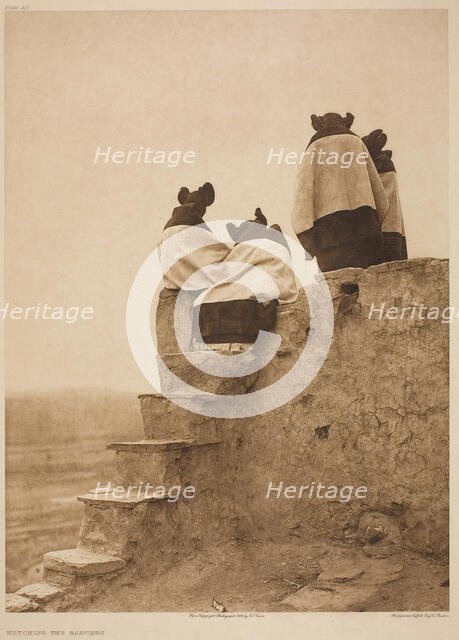Watching the Dancers, 1906. Creator: Edward Sheriff Curtis.