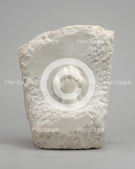 Memorial Relief (Hand of a Child), 1908. Creator: Auguste Rodin.