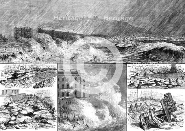 The Storm at Dover, Tuesday, January 18, 1881. Creator: Unknown.