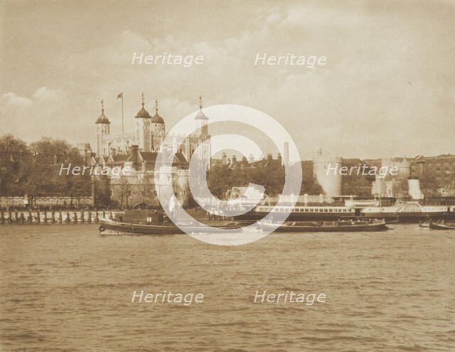 The Tower of London. From the album: Photograph album - London, 1920s. Creator: Harry Moult.