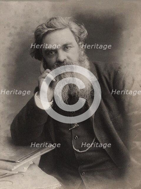 Portrait of the sculptor Alfred Boucher (1850-1934), c. 1910. Creator: Anonymous.