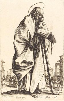 Saint Simon, published 1631. Creator: Jacques Callot.