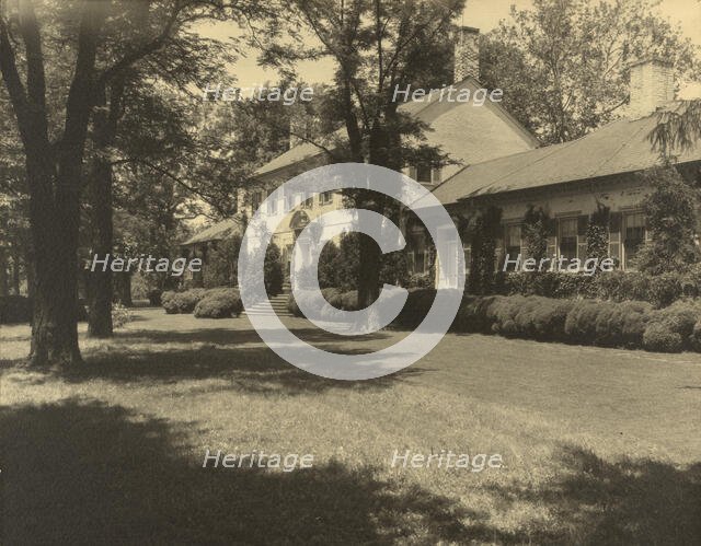 "Chatham," Colonel Daniel Bradford Devore house, 120 Chatham Lane, Fredericksburg, Virginia., 1927. Creator: Frances Benjamin Johnston.
