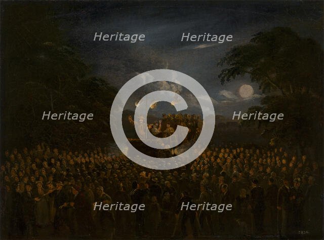 Sequah on Clapham Common, 1890. Creator: Unknown.