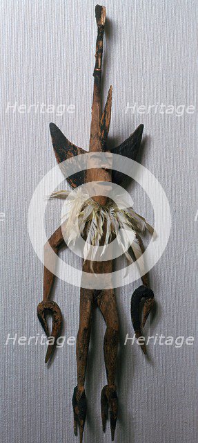 Statuette of the shark spirit Men-Ar-Ta-Lu from Santa Cruz. Artist: Unknown