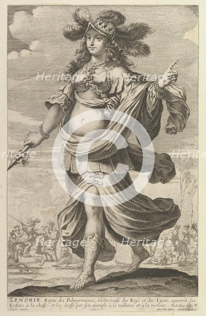 Zénobie, 1647. Creators: Gilles Rousselet, Abraham Bosse.