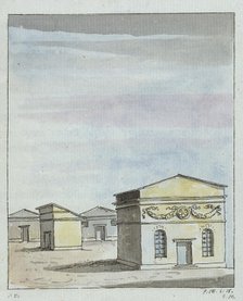 Houses at Spoleto, 1786.  Creator: Elias Martin.