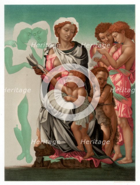 The 'Manchester Madonna', c1497 (1870). Artist: Franz Kellerhoven