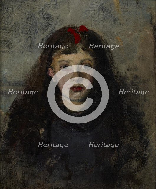 Portrait of a Girl - Zofia Sokolowska, c1900s. Creator: Olga Boznanska.