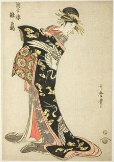Hinazuru of the Keizetsuro, Japan, n.d. Creator: Kitagawa Utamaro.