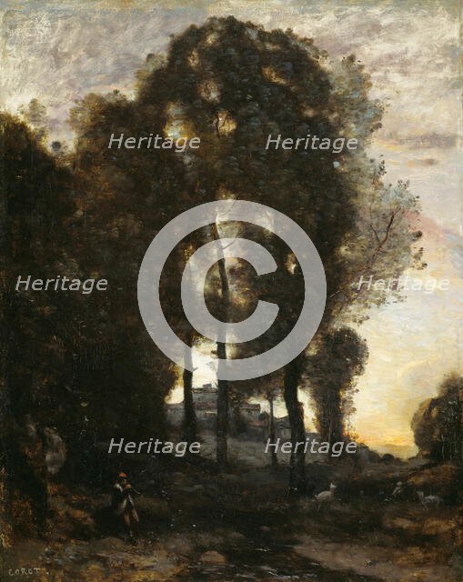 Souvenir of Italy, 1855/60. Creator: Jean-Baptiste-Camille Corot.