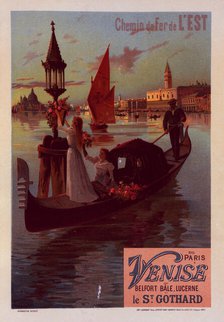 Affiche pour la Compagnie de l'Est : "Venise", c1899. Creator: Frederic Hugo d' Alesi.