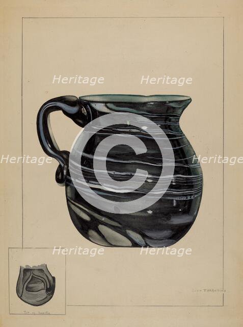 Pitcher, c. 1936. Creator: John Tarantino.