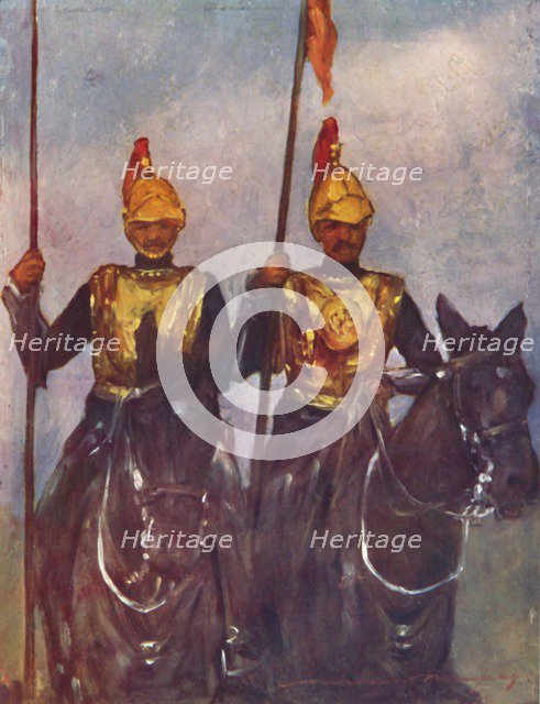 'Bodyguard of His Highness Dogra Sowar Kashmir', 1903. Artist: Mortimer L Menpes.
