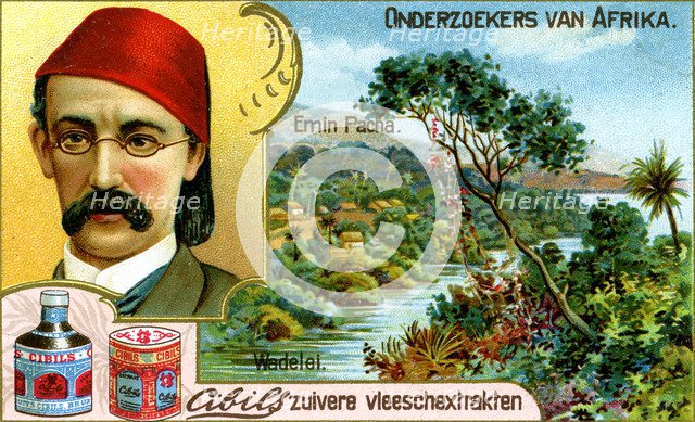 Emin Pasha, German doctor, linguist and administrator, (c1900). Artist: Unknown