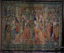 'Episodes from the Life of the Virgin', tapestry documented in 1509. 'The fulfillment of prophec…
