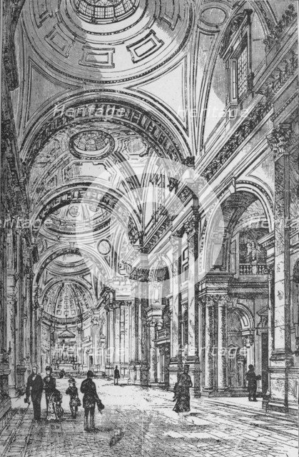 'Interior of the Oratory', 1890. Artist: Unknown.