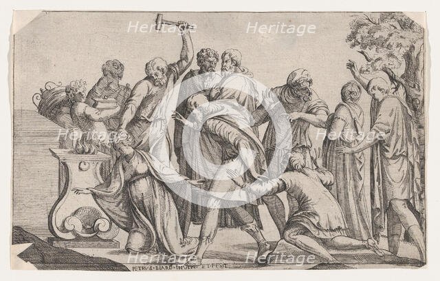 Sacrifice of Iphigenia, 1607-61. Creator: Pierre Biard.