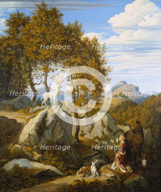 St Hubertus, 1822. Creator: Johann David Passavant.