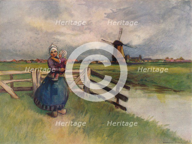 'View in Holland', 1907. Artist: Flame Engraving Co.