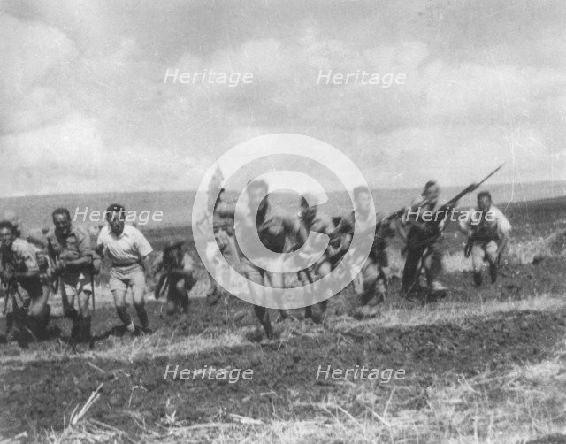 Special Night Squads training in Palestine, late 1930s. Artist: Unknown