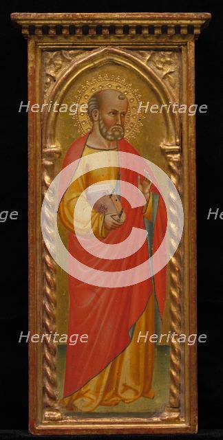 Saint in Red Cloak, late 19th - early 20th century. Creator: Unknown.