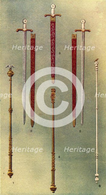 'The Regalia. - 3', c1911. Creator: Unknown.
