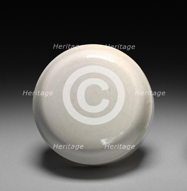 Covered Box: Ding ware (lid), 1000s-1100s. Creator: Unknown.