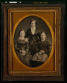 Three unidentified women, between 1847 and 1860. Creator: James Presley Ball.