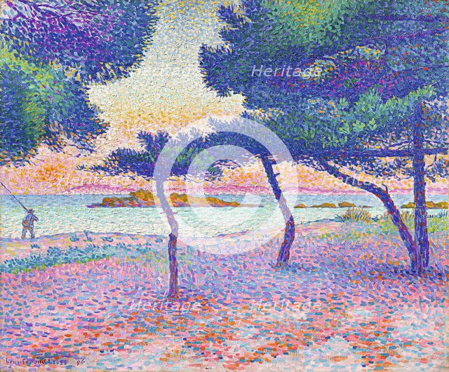 The beach at Saint-Clair, 1896. Creator: Cross, Henri Edmond (1856-1910).
