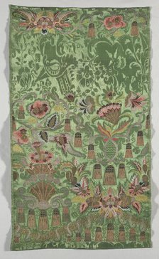 Length of Silk Brocade, early 1700s. Creator: Unknown.