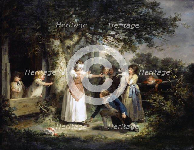 Blind Man's Buff, c1788. Creator: George Morland.