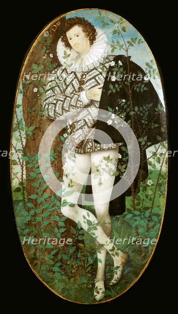 Miniature portrait of a young man, 16th century. Artist: Unknown