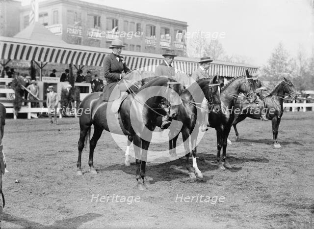 Rasmussen, Miss Elen - Horse Show, 1914. Creator: Harris & Ewing.
