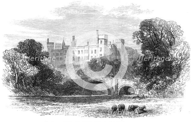 Lismore Castle, Ireland, visited by Prince Arthur, 1869. Creator: Unknown.