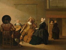 A Musical Company in an Interior, 1630. Creator: Pieter Symonsz Potter.