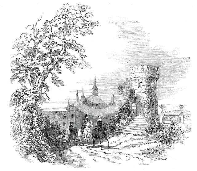 Rosenau - from His Royal Highness Prince Albert's drawing, 1845. Creator: W. J. Linton.