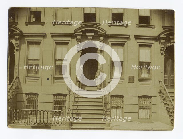 Toussaint L' Overture Club, Sons of New York Club Building. 30th St., NYC, 1880. Creator: Unknown.