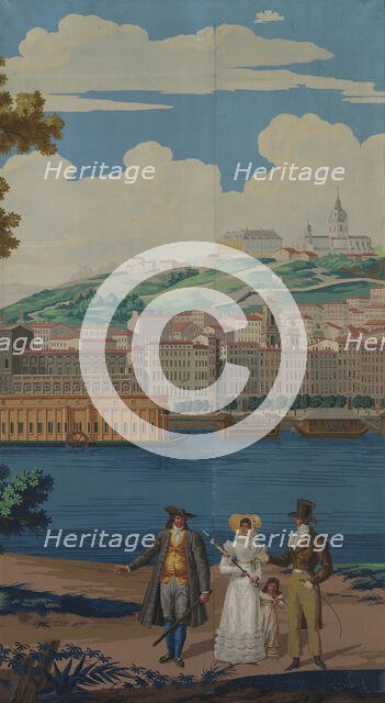 Wallpaper Panel, France, Early 19th century. Creator: Unknown.