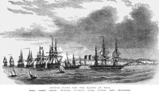 'French Fleet for the Baltic at Deal', 1854. Creator: Unknown.