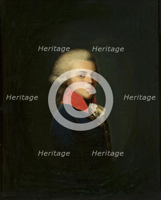 Portrait of Prince Augustus of Prussia (1779-1843) , c1795. Creator: Schröder, Johann Heinrich (1751-1812).