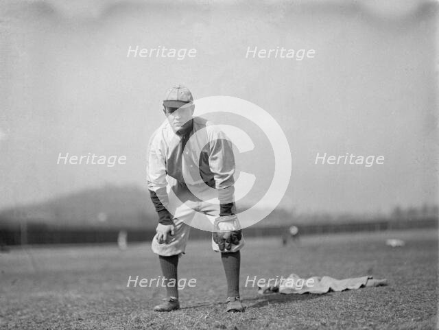 Eddie Foster, Washington Al, at University of Virginia, Charlottesville (Baseball), 1912. Creator: Harris & Ewing.