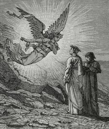 The Divine Comedy, (1307-1321): Purgatory, 1888.  Creator: Jean Edouard Dargent.