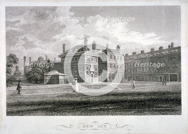 View of New Inn on Wych Street,Westminster, London, 1804. Artist: James Sargant Storer